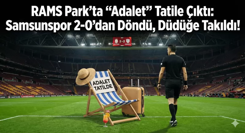 RAMS Park’ta "Adalet" Tatile Çıktı: Samsunspor 2-0’dan Döndü, Düdüğe Takıldı!
