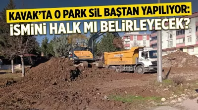 Kavak’ta O Park Sil Baştan Yapılıyor: İsmini Halk mı Belirleyecek?