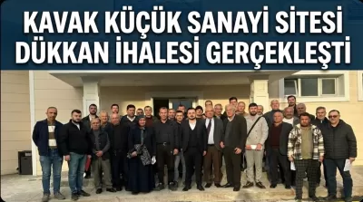 Kavak Küçük Sanayi Sitesi Dükkan İhalesi Gerçekleşti