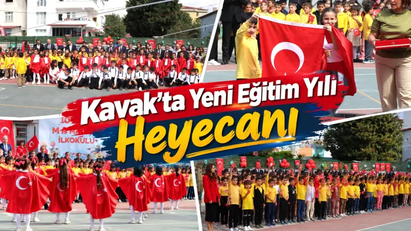 Kavak'ta Yeni Eğitim Yılı Heyecanı