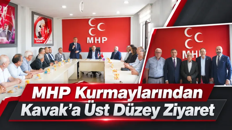 MHP Kurmaylarından Kavak'a Üst Düzey Ziyaret