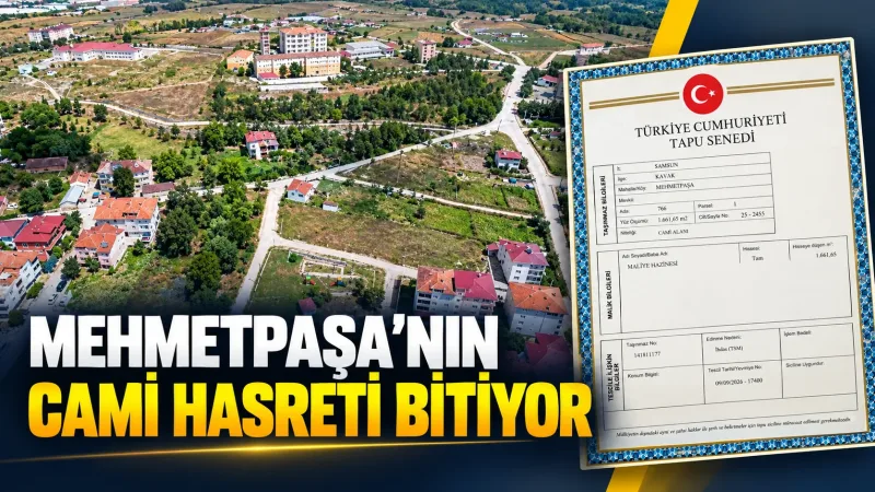Mehmetpaşa'ya Cami Müjdesi Meclisten Çıktı