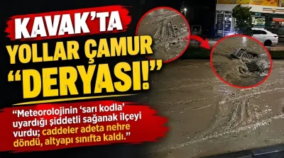 Meteoroloji Uyardı, Kavak Göle Döndü