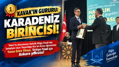 Kavak'ın Büyük Gururu: Yunus Emre Yılmaz Karadeniz Bölge Şampiyonu Oldu