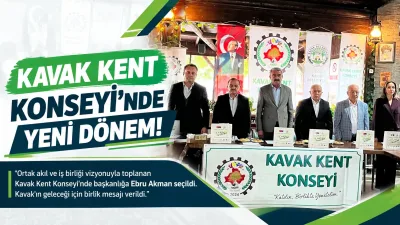 Kavak Kent Konseyi'nde Bayrak Değişimi: Başkanlığa Ebru Akman Seçildi